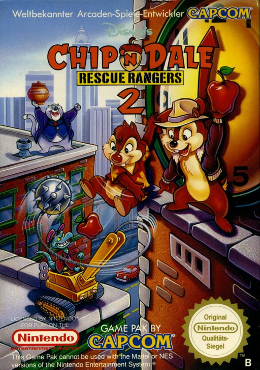 Chip 'n Dale - Rescue Rangers 2 (Europe) box art